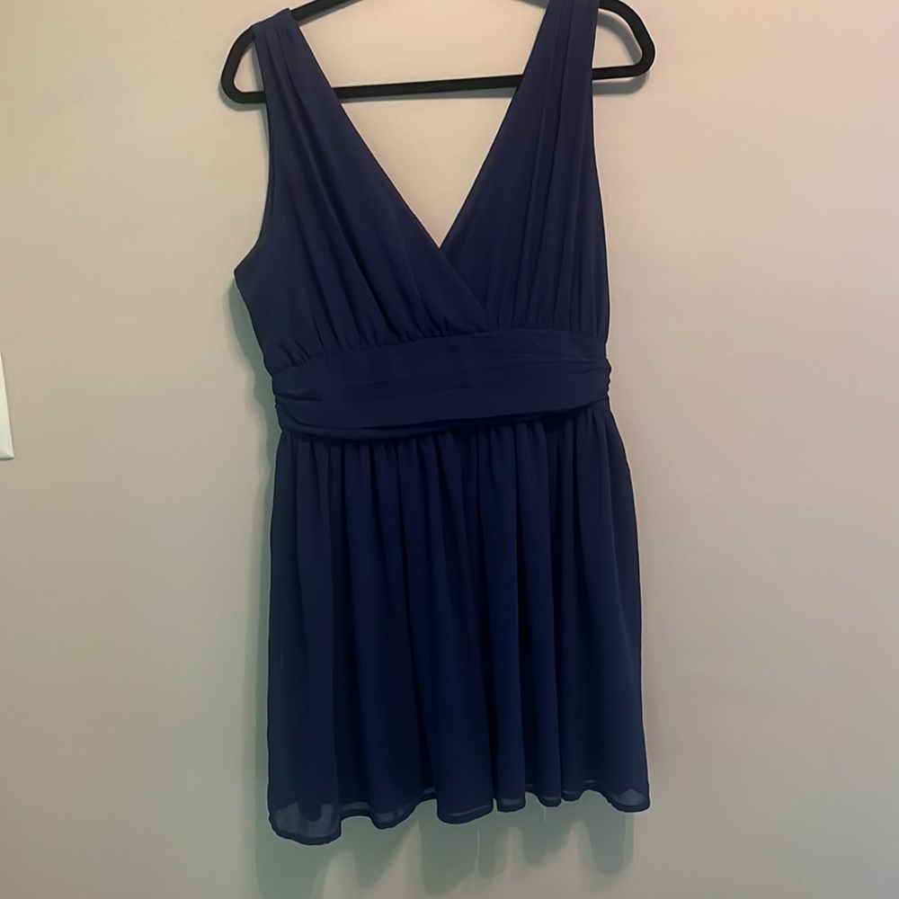 Navy blue summer dress